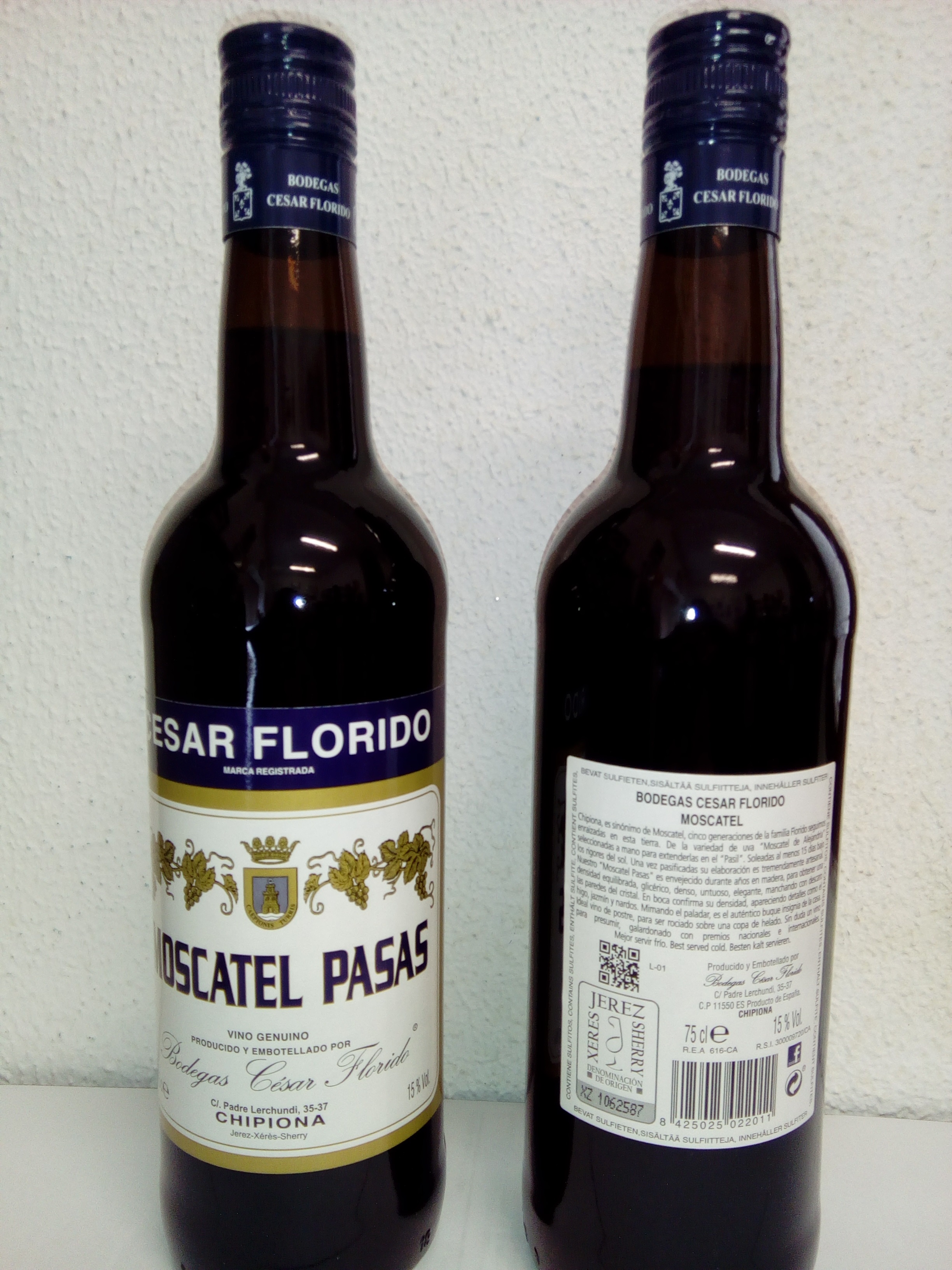 Moscatel Pasas