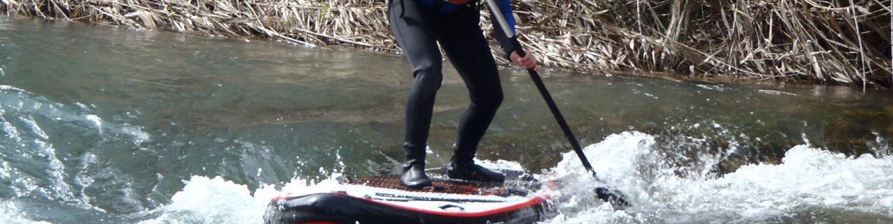 Paddle Surf en río en Venta del Moro Paddle Surf en río en Venta del Moro