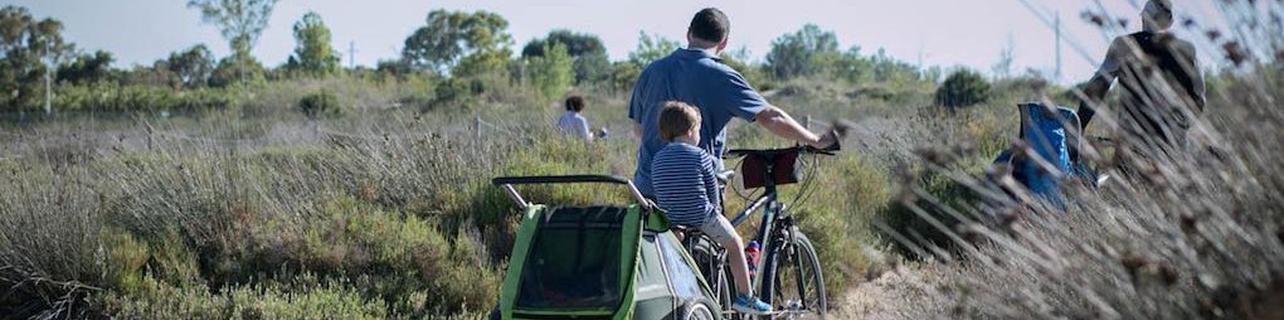 Pedalear con los niños por el Delta del Ebro Pedalear con los niños por el Delta del Ebro