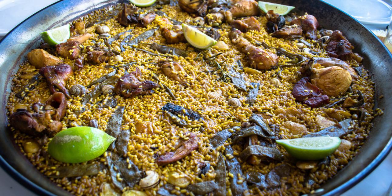 Paella de carne Paella de carne
