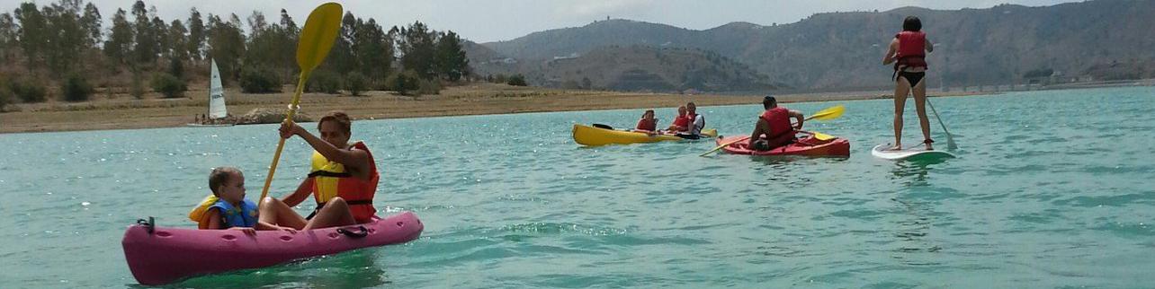 Multiactividad en el Embalse de La Viñuela Multiactividad en el Embalse de La Viñuela